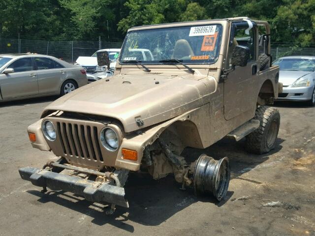 1J4FY19S8XP408920 - 1999 JEEP WRANGLER / TAN photo 2