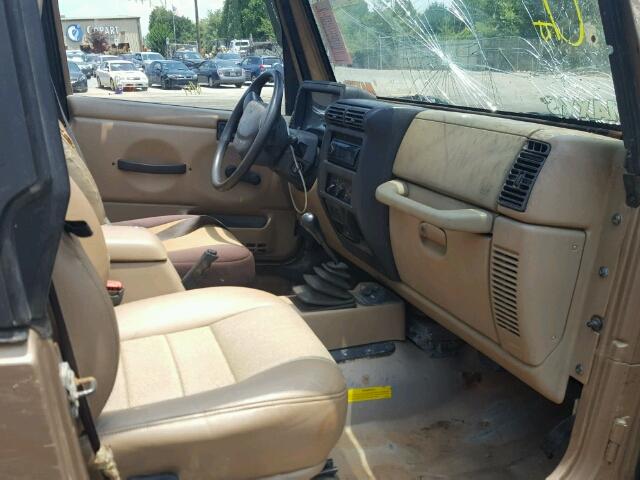 1J4FY19S8XP408920 - 1999 JEEP WRANGLER / TAN photo 5