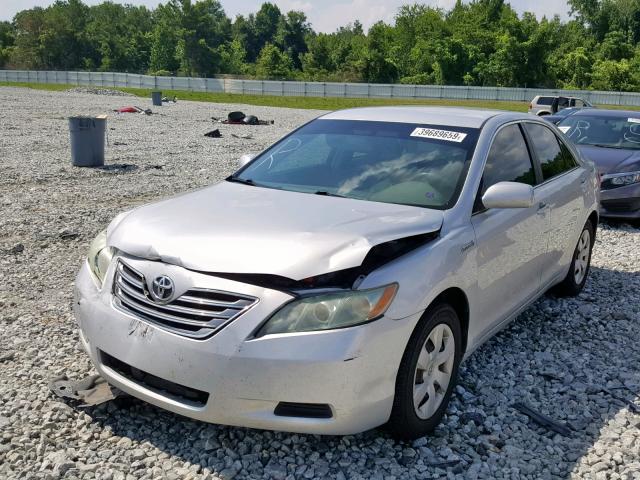 4T1BB46K98U059051 - 2008 TOYOTA CAMRY HYBR SILVER photo 2