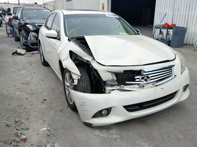 JN1CV6AP2CM620250 - 2012 INFINITI G37 BASE WHITE photo 1