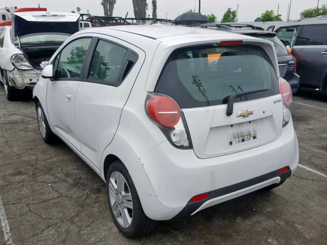 KL8CD6S99EC573669 - 2014 CHEVROLET SPARK 1LT WHITE photo 3