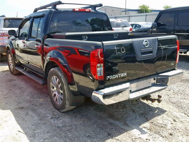 1N6AD0ER4CC443624 - 2012 NISSAN FRONTIER S BLACK photo 3