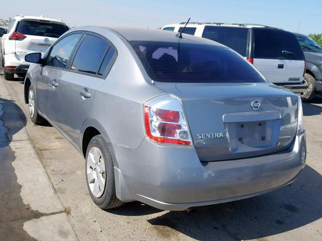 3N1AB61E08L722615 - 2008 NISSAN SENTRA 2.0 GRAY photo 3