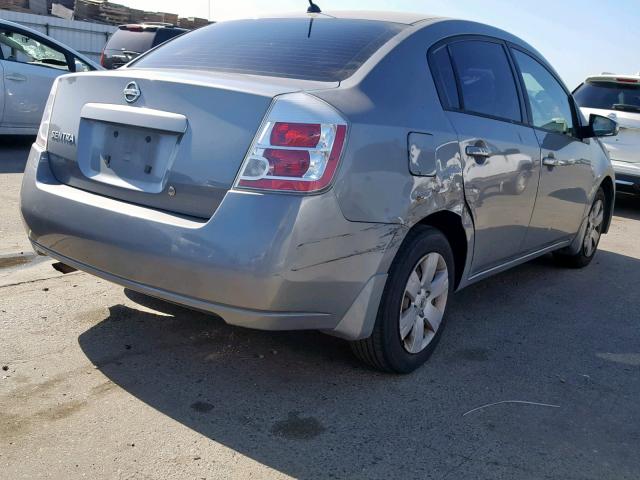 3N1AB61E08L722615 - 2008 NISSAN SENTRA 2.0 GRAY photo 4