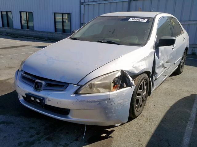 JHMCN36575C014372 - 2005 HONDA ACCORD HYB GRAY photo 2