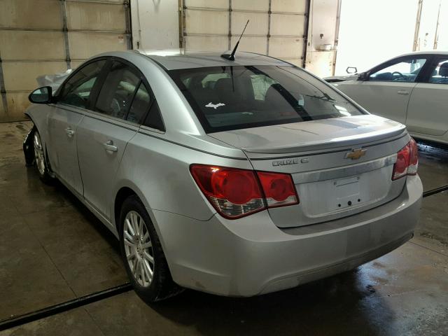 1G1PK5S94B7227955 - 2011 CHEVROLET CRUZE ECO SILVER photo 3