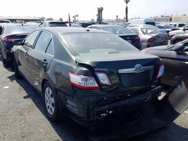 4T1BB3EK5BU141913 - 2011 TOYOTA CAMRY HYBR GREEN photo 3