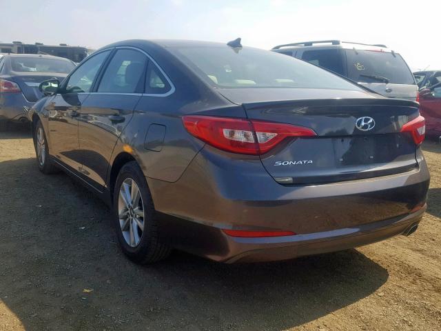 5NPE24AF3GH359544 - 2016 HYUNDAI SONATA SE BROWN photo 3