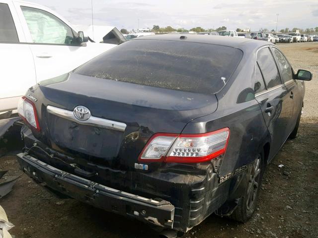 4T1BB3EK7AU123766 - 2010 TOYOTA CAMRY HYBR BLACK photo 4