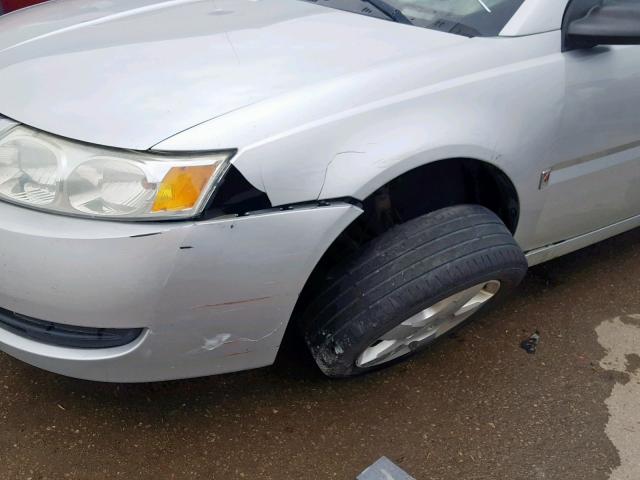 1G8AJ55F86Z102222 - 2006 SATURN ION LEVEL SILVER photo 9