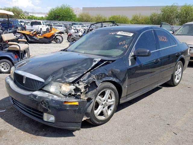 1LNHM87A71Y737117 - 2001 LINCOLN LS BLACK photo 2