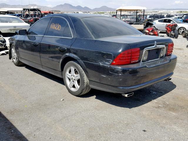 1LNHM87A71Y737117 - 2001 LINCOLN LS BLACK photo 3