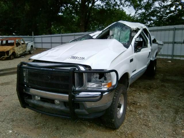 1FTSW31F82EC72426 - 2002 FORD F350 WHITE photo 2