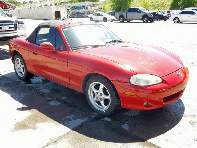 JM1NB353120233392 - 2002 MAZDA MX-5 MIATA RED photo 1