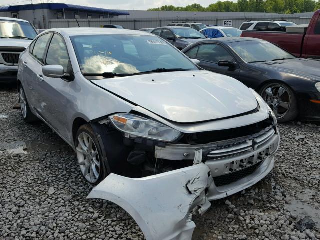 1C3CDFBA1DD713776 - 2013 DODGE DART SXT SILVER photo 1