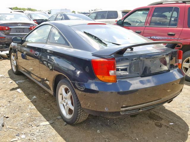 JTDDY32T6Y0013737 - 2000 TOYOTA CELICA BLUE photo 3