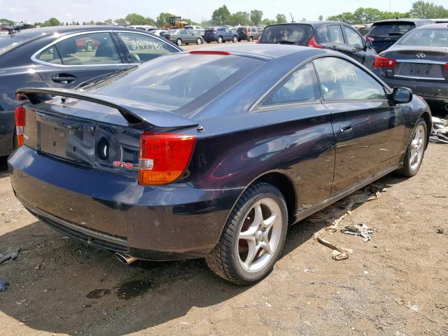 JTDDY32T6Y0013737 - 2000 TOYOTA CELICA BLUE photo 4