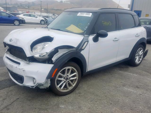 WMWZC3C51FWT01502 - 2015 MINI COOPER S C WHITE photo 2