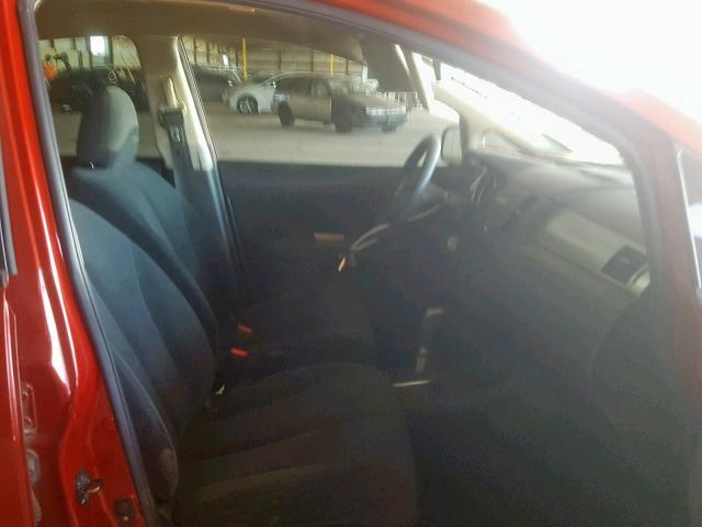 3N1BC1AP0AL360264 - 2010 NISSAN VERSA S RED photo 5