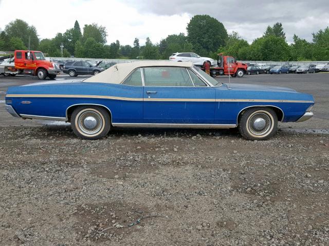 8W61Z187563 - 1968 FORD GALAXIE BLUE photo 10