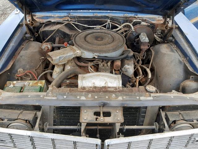 8W61Z187563 - 1968 FORD GALAXIE BLUE photo 7