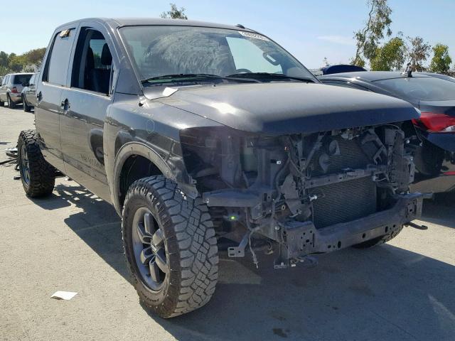 1N6AA0EC6EN513829 - 2014 NISSAN TITAN S BLACK photo 2