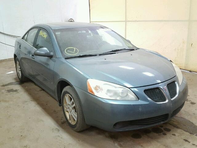 1G2ZF55B064175299 - 2006 PONTIAC G6 SE SILVER photo 1