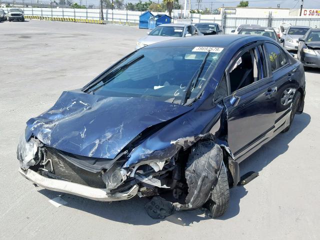 19XFA16629E005553 - 2009 HONDA CIVIC LX-S Mavi foto 2