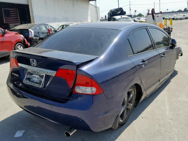 19XFA16629E005553 - 2009 HONDA CIVIC LX-S Mavi foto 4