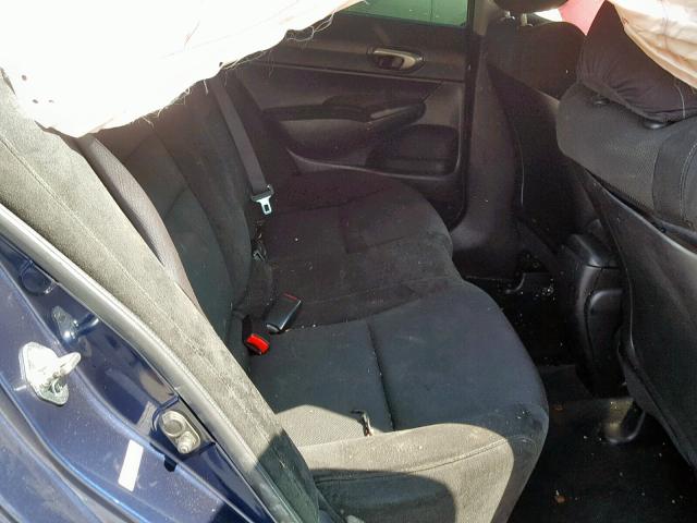 19XFA16629E005553 - 2009 HONDA CIVIC LX-S Mavi foto 6