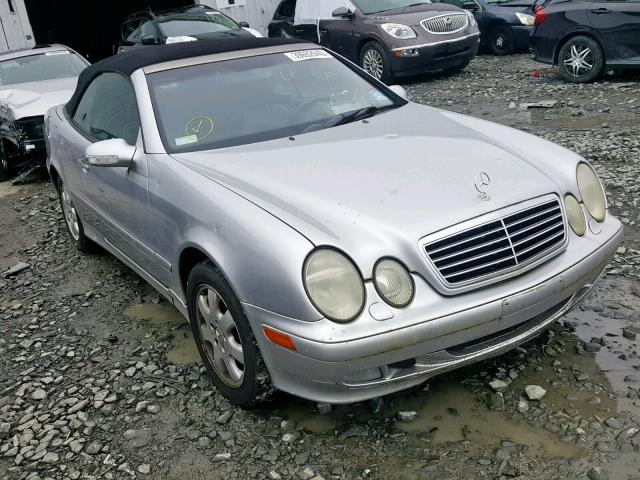 WDBLK65G32T109424 - 2002 MERCEDES-BENZ CLK 320 SILVER photo 1