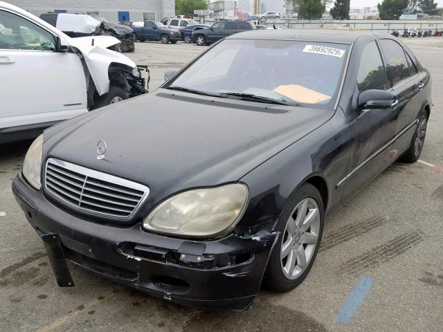 WDBNG75J8YA083757 - 2000 MERCEDES-BENZ S 500 BLACK photo 2