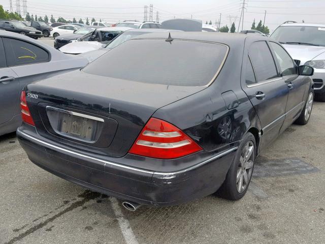 WDBNG75J8YA083757 - 2000 MERCEDES-BENZ S 500 BLACK photo 4