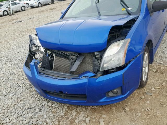 3N1AB6AP5BL675977 - 2011 NISSAN SENTRA 2.0 BLUE photo 9