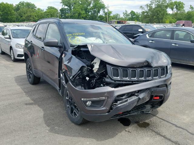 3C4NJDDB8KT722344 - 2019 JEEP COMPASS TR GRAY photo 1