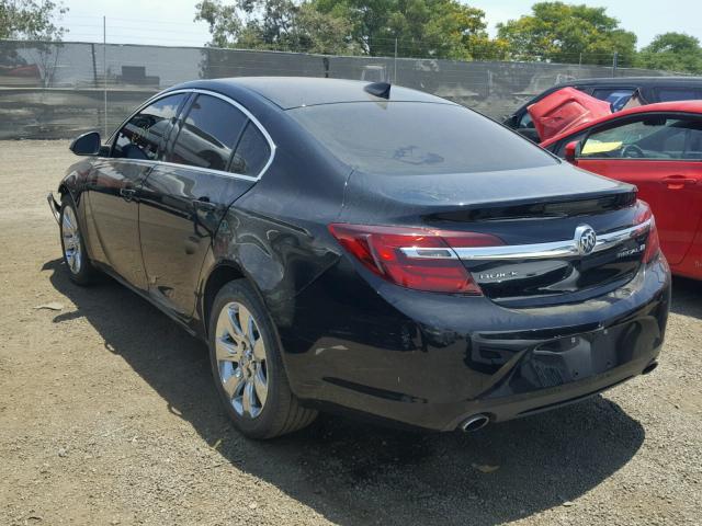 2G4GK5EX9G9208417 - 2016 BUICK REGAL BLACK photo 3