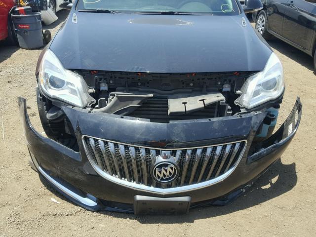 2G4GK5EX9G9208417 - 2016 BUICK REGAL BLACK photo 9