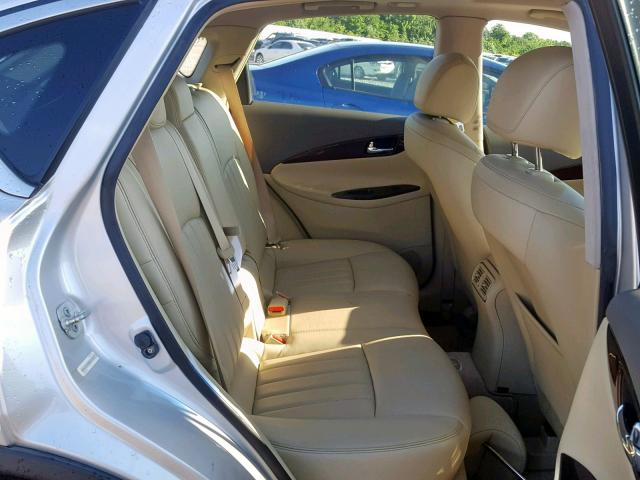 JNKAJ09F58M361297 - 2008 INFINITI EX35 BASE SILVER photo 6