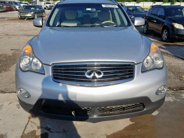 JNKAJ09F58M361297 - 2008 INFINITI EX35 BASE SILVER photo 9