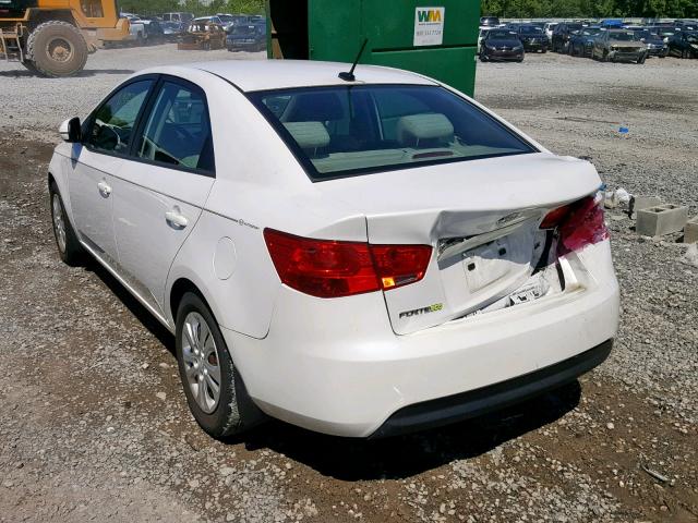 KNAFU4A29C5533247 - 2012 KIA FORTE EX WHITE photo 3