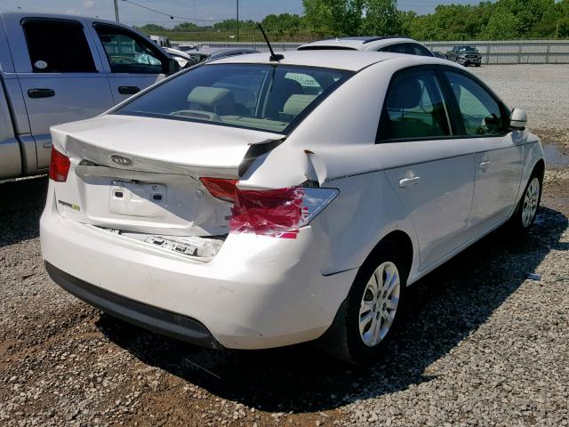 KNAFU4A29C5533247 - 2012 KIA FORTE EX WHITE photo 4