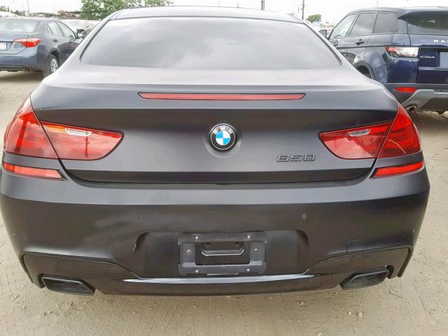 WBAYM9C51DDW20418 - 2013 BMW 650 I BLACK photo 9