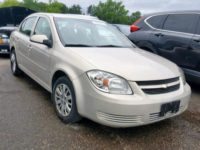 1G1AT58H297196555 - 2009 CHEVROLET COBALT LT TAN photo 1