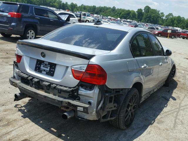 WBAVD53577A007656 - 2007 BMW 335 XI SILVER photo 4