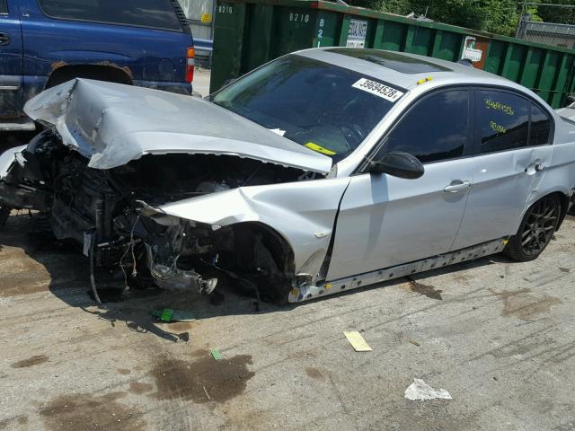 WBAVD53577A007656 - 2007 BMW 335 XI SILVER photo 9