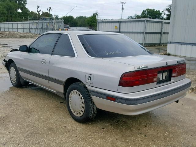 1YVGD31B5L5240859 - 1990 MAZDA MX-6 SILVER photo 3