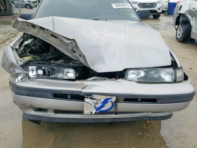 1YVGD31B5L5240859 - 1990 MAZDA MX-6 SILVER photo 9