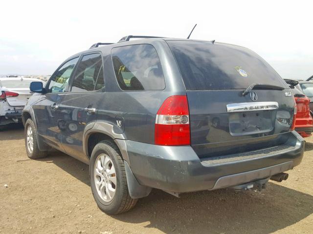 2HNYD189X3H532043 - 2003 ACURA MDX TOURIN CHARCOAL photo 3