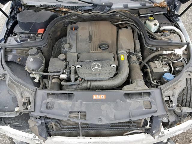 WDDGJ4HBXCF790522 - 2012 MERCEDES-BENZ C 250 BLUE photo 7