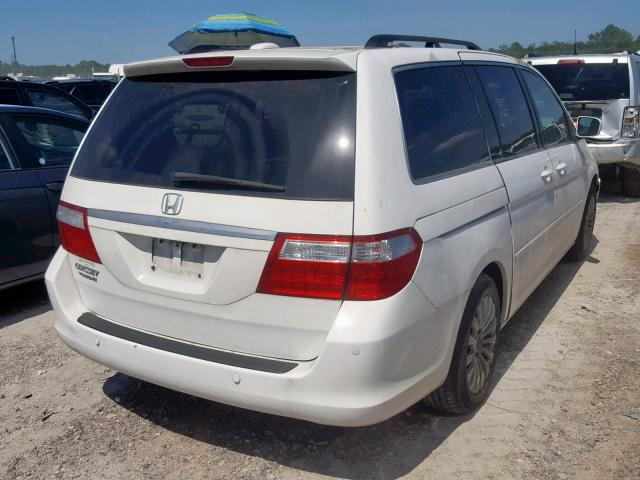 5FNRL38877B086798 - 2007 HONDA ODYSSEY TO WHITE photo 4